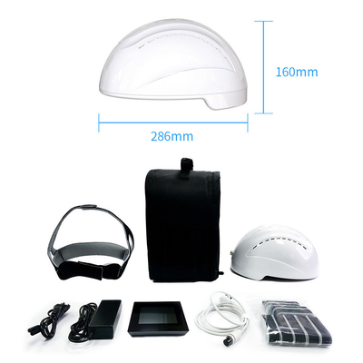 810nm Infrared 15W Photobiomodulation Helmet In White Black