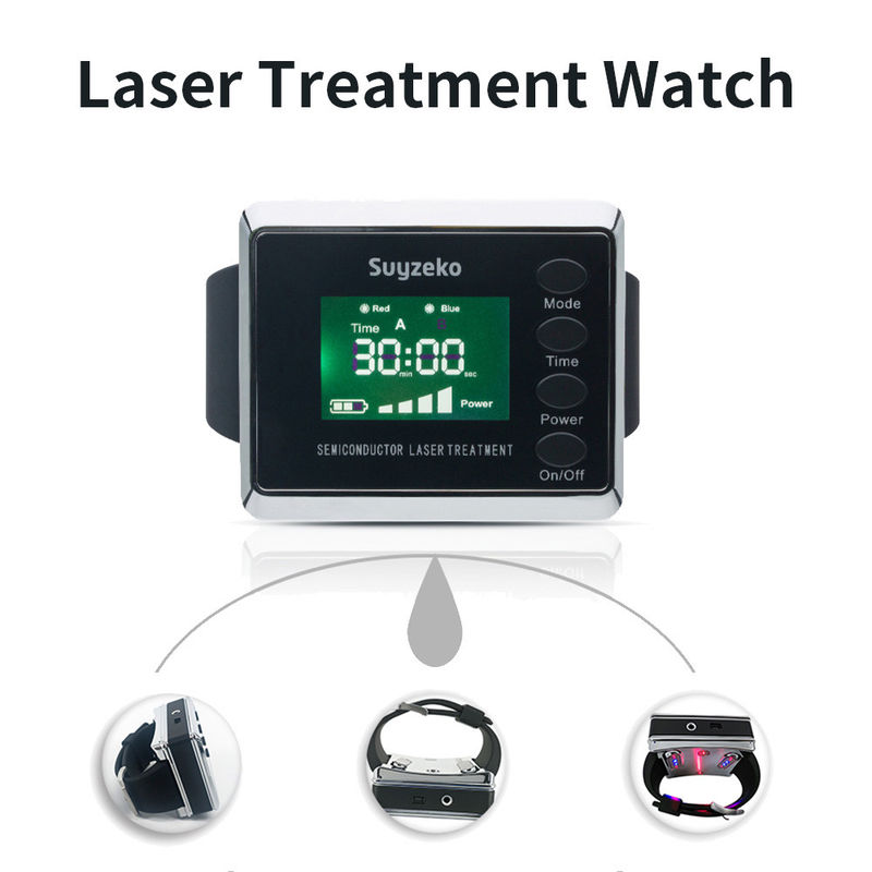 650nm 450nm Laser Wrist Watch 220V For Diabetics