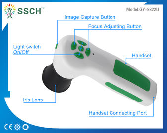 White Iriscope Iridology Camera USB Skin Scanner Diagnosis Analyzer