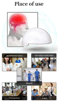 Neurofeedback Photobiomodulation Red Light Infra Red Helmet 810nm For Parkinsons
