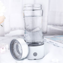 USB Charging Hydrogen Water Bottle White / Transparent Color With Rich Electrolysis