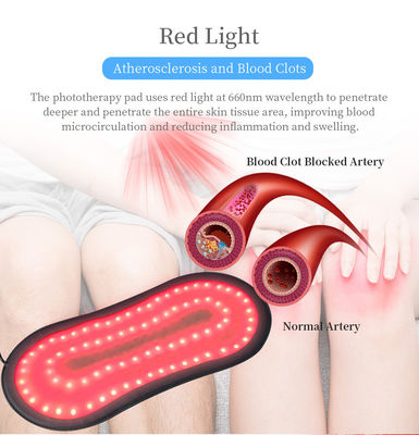 Back Pain Relief 660nm 850nm Polychromatic Light Therapy Pads