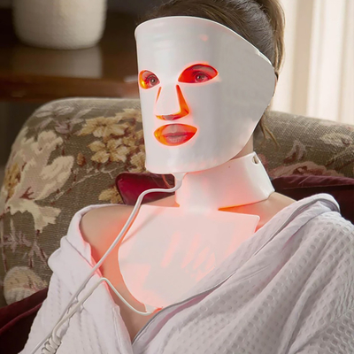 7 Colors Led Phototherapy Beauty Mask PDT Led Facial Machine Light Up Therapy Led Face Mask SPA Skin Care Tools